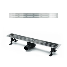 Дренажный канал Timo Drain Protect DP20700-DG20700, 70 см, с перфорированной решеткой DG20, сатин