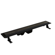 Дренажный канал RGW Drain Leo-31 60213140-04, 40 см, под плитку, черный