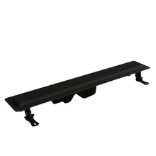 Дренажный канал RGW Drain Leo-30-60 60213060-04, 60 см, с решеткой из нержавеющей стали, черный