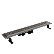 Дренажный канал RGW Drain Leo-20-80 60212080-01, 80 см, с решеткой из нержавеющей стали, хром