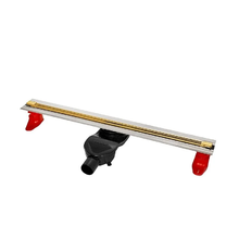 Дренажный канал Berges Super Slim 700 092153, 70 см, подрезной, цвет золото глянец