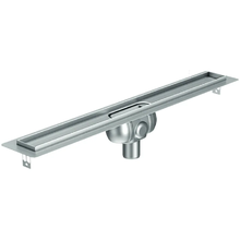 Дренажный канал Aco Showerdrain C, 100 см, без решетки, цвет нержавеющая сталь, 9010.88.46