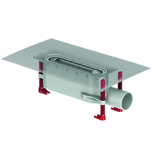 Дренажный канал ACO ShowerDrain S+, 25 см, без решетки, цвет серый, 9010.51.20