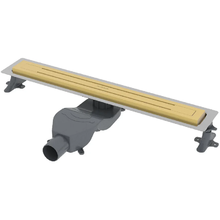 Дренажный канал Boheme Premium Trendy, 80 см, цвет матовое золото, 983-80-MG