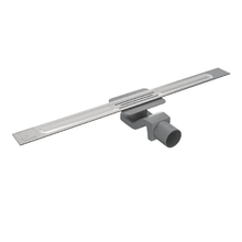 Дренажный канал Timo Premium Slot Trio 60 см, с декоративной вставкой, цвет сталь, SLT-60-S50RF