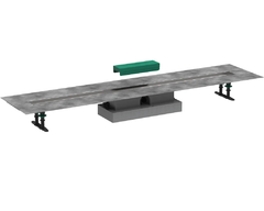 Дренажный канал Hansgrohe uBox universal, 120 см, установка вровень с полом, 56021180