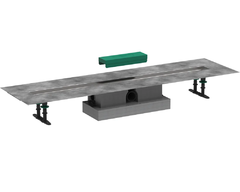 Дренажный канал Hansgrohe uBox universal, 100 см, стандартный (не вровень с полом), 56026180