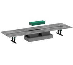 Дренажный канал Hansgrohe uBox universal, 90 см, установка вровень с полом, 56019180, хром