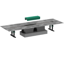 Дренажный канал Hansgrohe uBox universal, 80 см, стандартный (не вровень с полом), 56024180, цвет серый