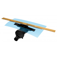 Душевой лоток Berges Simpel 800 092112 сифон боковой, решетка золото глянец