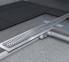 Душевой канал Aco Showerdrain C 9010.88.22/9010.88.61 68.5 x 7 x 6.5 см с решеткой, серый