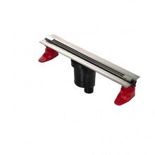 Душевой лоток Berges Super Slim 400 глянцевый хром, вертикальный, подрезной