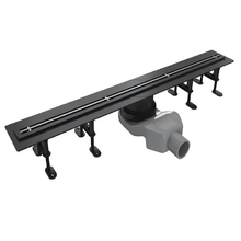 Дренажный канал Timo Premium Infinity 80 см, цвет сталь, INF-80-S50R