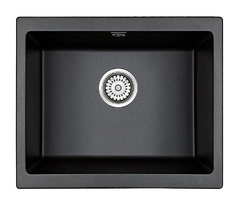 Мойка кухонная Paulmark Gera PM205546-BL, 55 см, кварцевая, черный