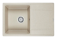 Мойка кухонная Paulmark Flugen PM217850-BE, 78 см, кварцевая, бежевый