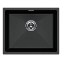 Мойка кухонная Paulmark Lumi LU55-BL, 55 см, искусственный камень, цвет черный