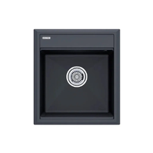 Мойка кухонная Paulmark Stepia-460 PM114651-AN, 46 х 51 см, кварцевая, антрацит