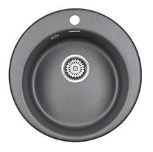 Мойка кухонная Paulmark Gelegen PM404800-DG, 48 см, кварцевая, графит