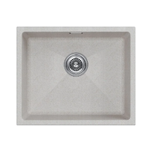 Мойка кухонная Paulmark Lumi LU55-BE, 55 см, искусственный камень, цвет бежевый