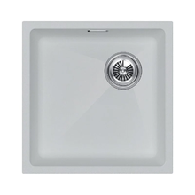 Мойка кухонная Paulmark Lumi LU45SK-WH, 45 см, искусственный камень, цвет белый