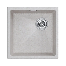 Мойка кухонная Paulmark Lumi LU45SK-BE, 45 см, искусственный камень, цвет бежевый