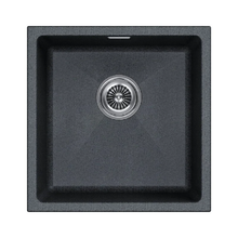 Мойка кухонная Paulmark Lumi LU45-DG, 45 см, искусственный камень, цвет графит