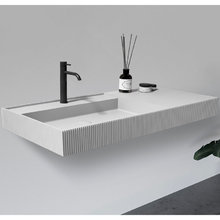 Раковина Abber Stein AS2628, 120 см, подвесная, с донным клапаном, искусственный камень, цвет белый матовый