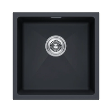 Мойка кухонная Paulmark Lumi LU45-AN, 45 см, искусственный камень, цвет антрацит