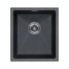 Мойка кухонная Paulmark Lumi LU41-DG, 41 см, искусственный камень, цвет графит