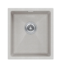 Мойка кухонная Paulmark Lumi LU41-BE, 41 см, искусственный камень, цвет бежевый