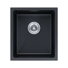 Мойка кухонная Paulmark Lumi LU41-AN, 41 см, искусственный камень, цвет антрацит