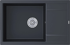 Мойка кухонная Paulmark Flugen PM317850-AN, 78 см, кварцевая, антрацит
