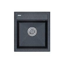 Мойка кухонная Paulmark Stepia-460 PM114651-DG, 46 х 51 см, кварцевая, графит