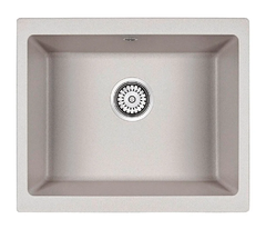 Мойка кухонная Paulmark Gera PM205546-GR, 55 см, кварцевая, серый