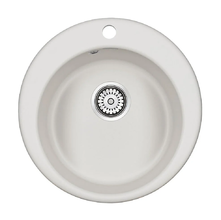 Мойка кухонная Paulmark Gelegen PM404800-WH, 48 см, кварцевая, белый