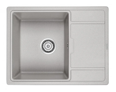 Мойка кухонная Paulmark Flugen PM216550-GR, 65 см, кварцевая, серый