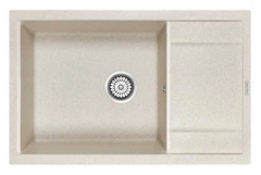 Мойка кухонная Paulmark Flugen PM317850-BE, 78 см, кварцевая, бежевый