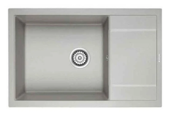 Мойка кухонная Paulmark Flugen PM317850-GR, 78 см, кварцевая, серый