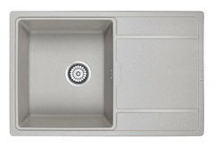 Мойка кухонная Paulmark Flugen PM217850-GR, 78 см, кварцевая, серый