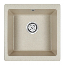 Мойка кухонная Paulmark Gera PM104546-BE, 45 см, кварцевая, бежевый