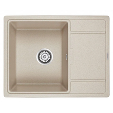 Мойка кухонная Paulmark Flugen PM216550-BE, 65 см, кварцевая, бежевый