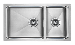 Мойка кухонная Paulmark Axel PM227844-BS, 78 см, брашированная нержавеющая сталь