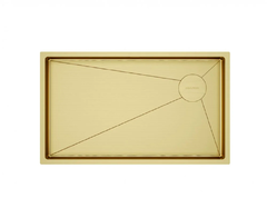 Мойка кухонная Paulmark Next-Skew-740, PM887444-BG, брашированное золото