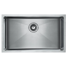 Мойка кухонная Paulmark Koher PM807444-BS, 74 см, брашированная нержавеющая сталь