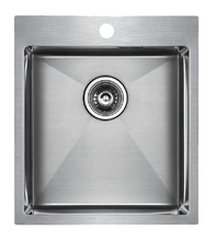 Мойка кухонная Paulmark Neckar PM804551-BS, 45 см, брашированная нержавеющая сталь