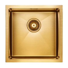 Мойка кухонная Paulmark Aller PM904444-BG, 44 см, брашированное золото