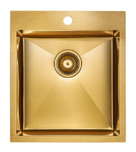 Мойка кухонная Paulmark Favor PM214551-BG, 45 см, брашированное золото