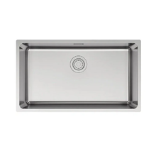 Мойка кухонная Paulmark Yuni YU76-BS, 76 см, нержавеющая сталь, цвет брашированная нержавеющая сталь