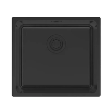 Мойка кухонная Paulmark Yuni YU49-MBN, 49 см, нержавеющая сталь, PVD покрытие, цвет черный матовый