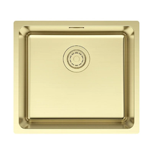 Мойка кухонная Paulmark Yuni YU49-LG, 49 см, нержавеющая сталь, PVD покрытие, цвет золото светлое